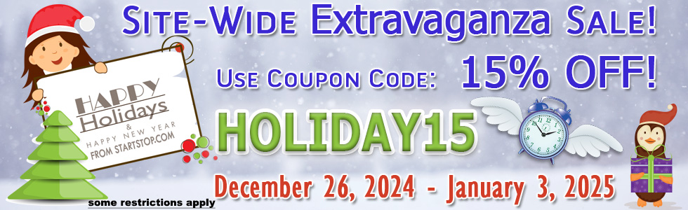 15% off Holiday Extravaganza