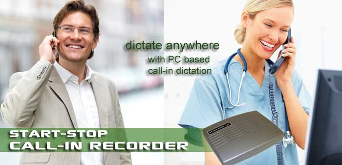 Start-Stop Call-In Recorder