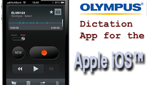 Olympus Dictation App for iOS and Android