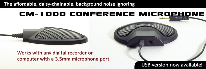 CM-1000 Conference Microphone - 3.5 mm Jack | Start Stop