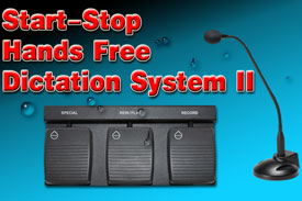 Start-Stop Hands-Free Dictation System II