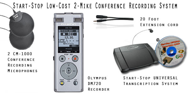 Start-Stop Low-Cost Conference Recording System LCCRS-2