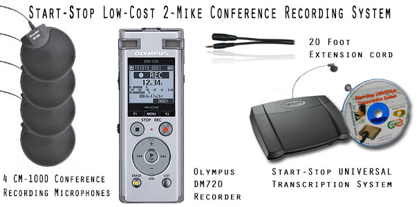 Start-Stop Low-Cost Conference Recording System LCCRS-4