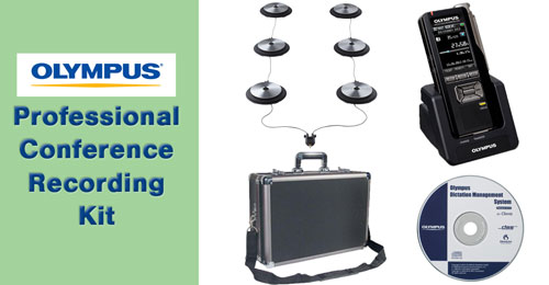 Professional Olympus Conference Recording Kit
