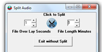Start-Stop Omniversal Click to Spilt Audio Graphic