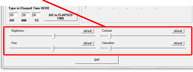 Start-Stop OMNIVERSAL DVD Brightness controls