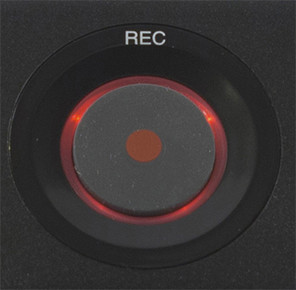 The simple error free record button on the PMR61 Superscope Digital Audio Recorder