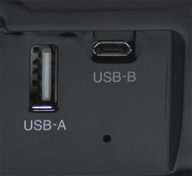 USB Ports on the PMR61 Superscope Digital Audio Recorder