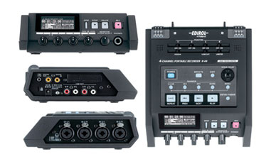 Roland R44 Views: Top, Right, Left, Front