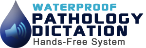 Start-Stop Waterproof Pathology Hands-Free Dictation System