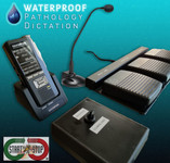 Start-Stop Waterproof Hands-Free Dictation System