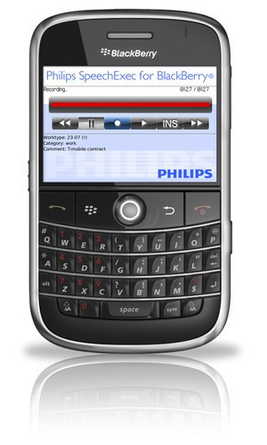 Philips LFH7455 Mobile Recorder for BlackBerry - StartStop.com