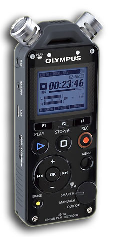 Olympus LS-14 Professional Linear PCM Recorder-Free Support