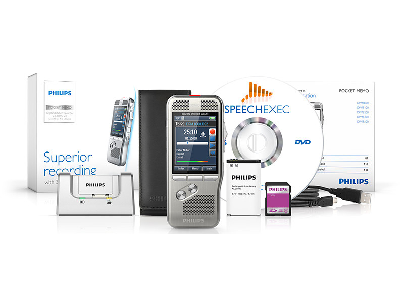 Philips DPM8900 Meeting Microphone System & Recording Kit