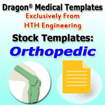 Ortho Stock Templates for Dragon Medical Practice Edition 2.3