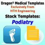 Podiatry Templates for Dragon Medical Practice Edition 2.3
