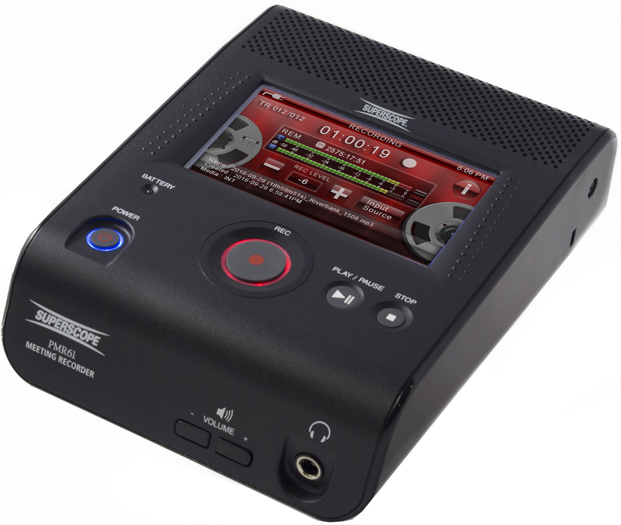 Superscope PMR61 Digital Audio Recorder | Start Stop