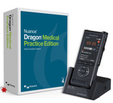 Dragon Medical Practice Edition 4 with DS-9500 (*box for display purposes only).