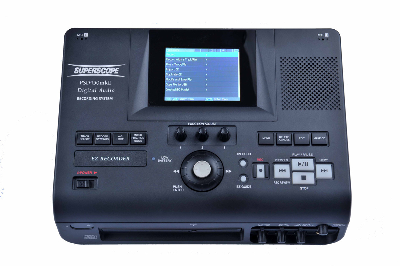 professional portable digital audio recorder