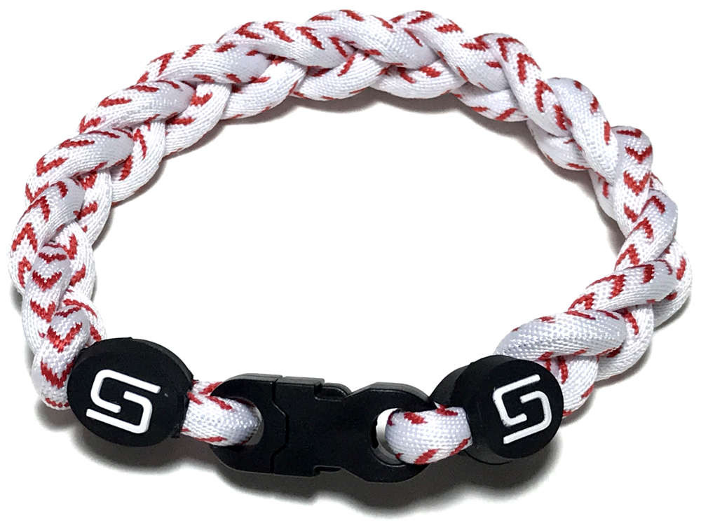 Triple Titanium Bracelet (Baseball) - Sport Ropes