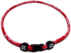 Single Titanium Necklace (Red)