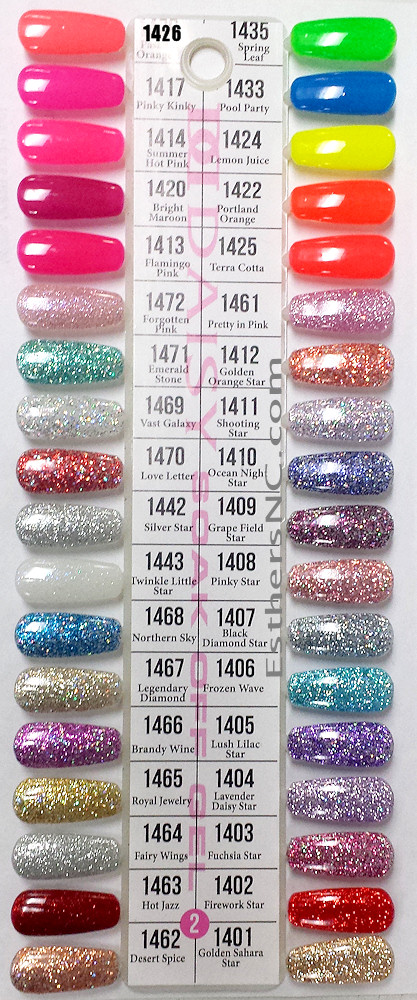 Daisy Gel Nail Polish Swatches