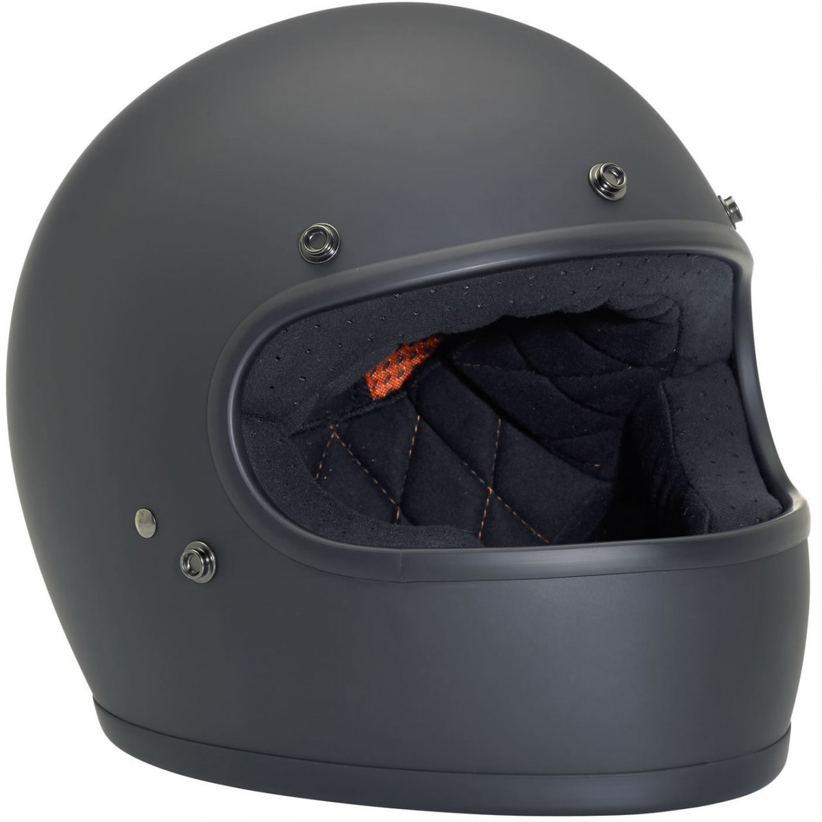 Biltwell Gringo Full Face Helmet Flat Black, Large