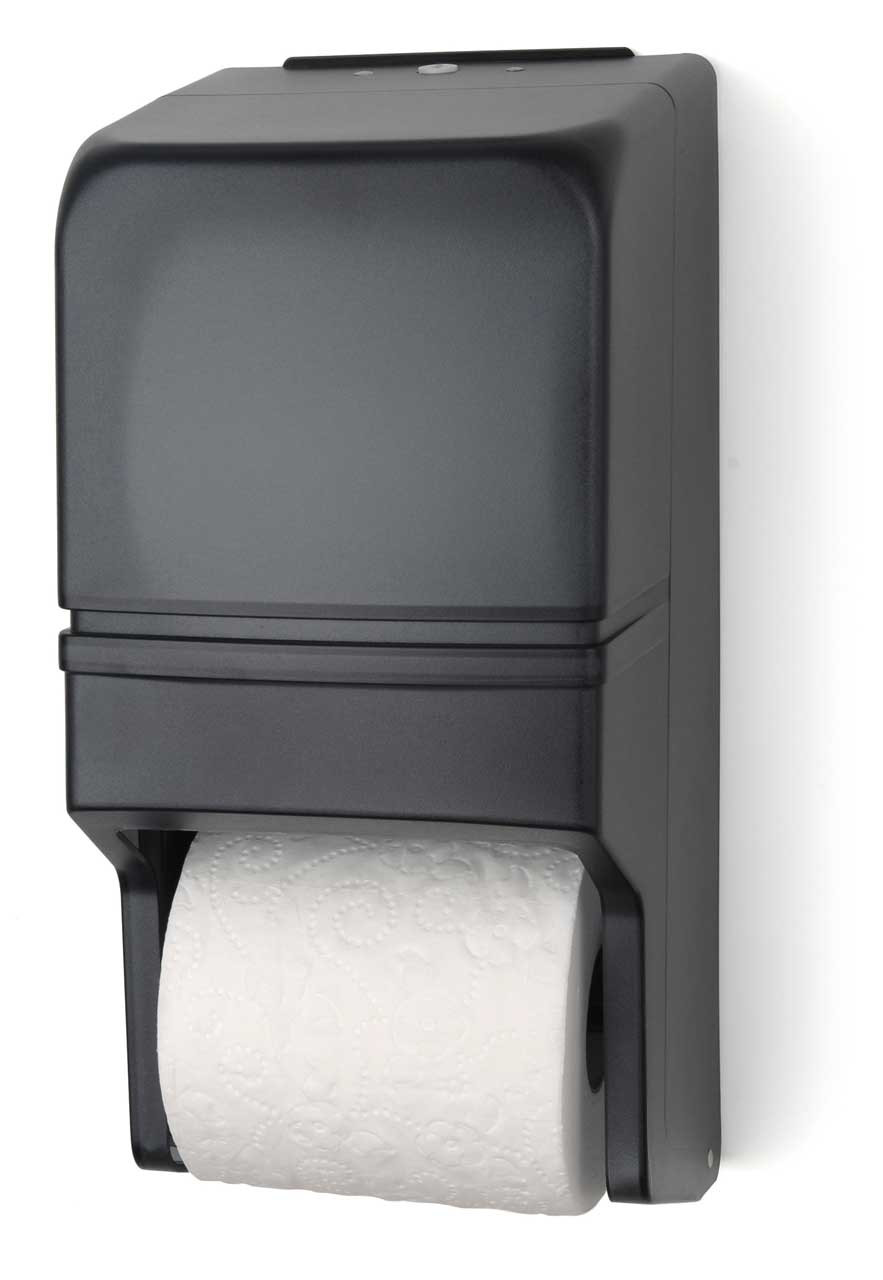 R25 Two Roll Standard Toilet Tissue Dispenser, Palmer Fixture