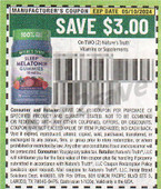 Nature's Truth Vitamin or Supplement exp Fri 5/10/24 SV 3-10 (save $3.00 wyb 2)
