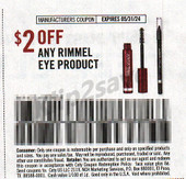 Rimmel Eye Product exp Fri 5/31/24 SV 3-24 (save $2.00)
