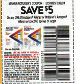 Astepro Allergy or Children's 60 Sprays or Less exp Sun 5/19/24 SS 4-21 (save $5.00)