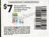 Pataday Twin Pack exp Tue 6/4/24 SV 5-5 (save $7.00)