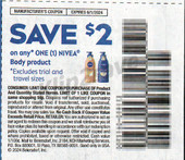 Nivea Body Product exp Sat 6/1/24 SV 5-5 (save $2.00)