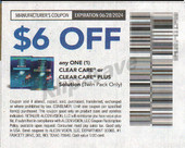 Clear Care or Clear Care Plus Twin Pack exp Fri 6/28/24 SV 5-19 (save $6.00)