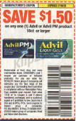 Advil or Advil PM 18ct+ exp Thu 7/18/24 SV 6-23 (save $1.50)