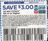 Colace 60ct+ exp Wed 8/21/24 SV 7-21 (save $3.00)
