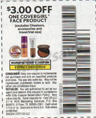 CoverGirl Face Product exp Sat 8/3/24 SV 7-21 (save $3.00)