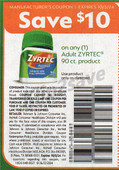 Zyrtec 90ct exp Sat 10/5/24 SV 9-22 (save $10.00)