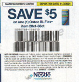 Osteo Bi-Flex 28ct - 88ct exp Sun 11/3/24 SV 10-6 (save $5.00)