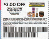 CoverGirl Face Product exp Sat 10/19/24 SV 10-6 (save $3.00)