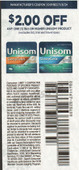 Unisom 15ct+ exp Sat 11/9/24 SS 10-27 (save $2.00)