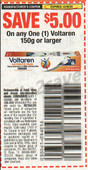 Voltaren 150g+ exp Sun 12/8/24 SV 11-10 (save $5.00)