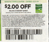 Dulcolax exp Sat 12/21/24 SV 11-10 (save $2.00)