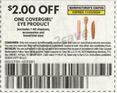 CoverGirl Eye Product exp Sat 11/23/24 SV 11-10 (save $2.00)