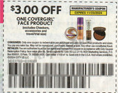 CoverGirl Face Product exp Sat 11/23/24 SV 11-10 (save $3.00)