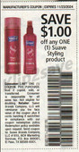 Suave Styling Product exp Sat 11/23/24 SV 11-10 (save $1.00)