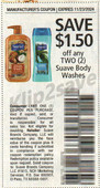 Suave Body Wash exp Sat 11/23/24 SV 11-10 (save $1.50 wyb 2)