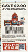 Ocean Spray Various Products exp Tue 12/31/24 SV 11-10 (save $2.00 wyb 3)