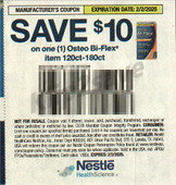 Osteo Bi-Flex 120ct - 180ct exp Sun 2/2/25 SV 1-5 (save $10.00)