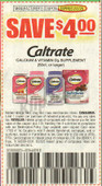 Caltrate Calcium and Vitamin D3 Supplement 50ct+ exp Sun 2/2/25 SV 1-5 (save $4.00)